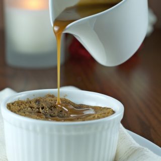 If you love warm, sweet, decadent desserts, then this Sticky Toffee Pudding (Pressure Cooker) is calling your name! Steamy warm pudding with a rich caramel sauce. | homemadeandyummy.com