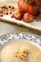 Incredible 3 Way Apple Soup combines apples, apple cider, and dried apples in a delicious soup with a hint of bacon flavour. Gluten, nut and dairy free. Made in 30 minutes.| homemadeandyummy.com