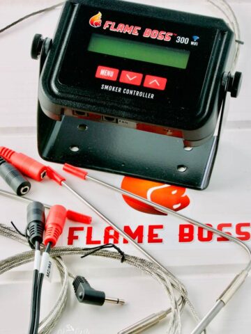 Flame Boss 300 WiFi Smoker Controller babysits the grill so you don’t have to. Perfect meat every time and more time to party. | homemadeandyummy.com