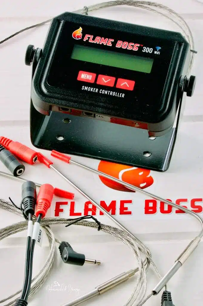 Flame Boss 300 WiFi Smoker Controller and all the accessories