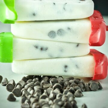 Healthy Kefir Popsicles are made with only 2 ingredients. Easy to make, nutritious to eat. Perfect cool treat all year long. | homemadeandyummy.com