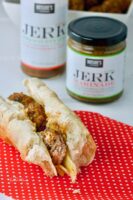 Double Jerk Turkey Meatball Sub made with Nature’s Kitchen seasonings is a wild flavour explosion in your mouth. Your taste buds will be doing back flips. #SPONSORED| homemadeandyummy.com