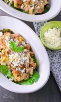This Healthy Mediterranean Tuna Avocado Salad is packed with flavours, and hearty enough to be a meal. Dinner is ready in 15 minutes or less. | homemadeandyummy.com