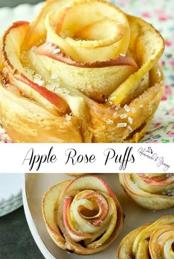 Apple Rose Puffs Pin Image 