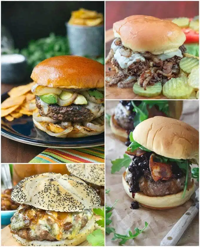 Beef Burger Collage