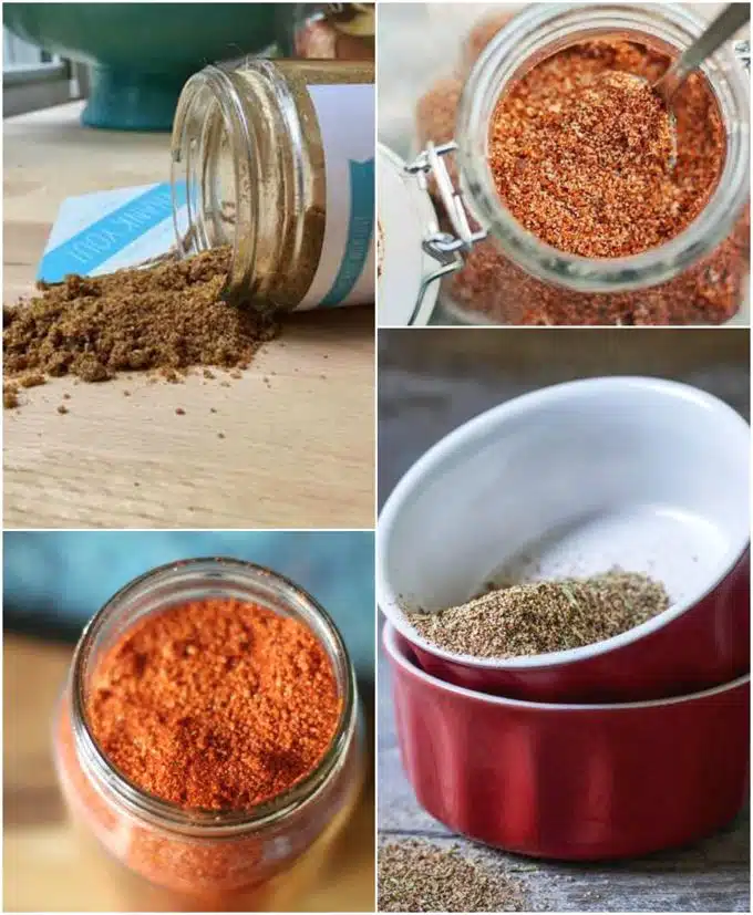 BBQ Rubs Collage for Recipe Roundup