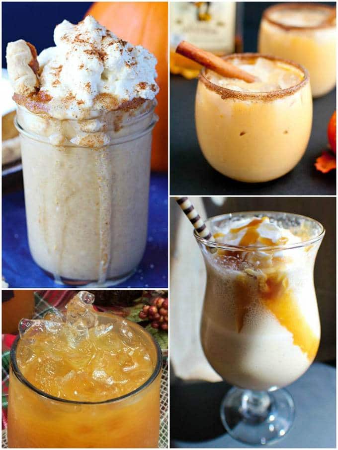 Pumpkin Dishes Recipe Roundup Drinks Collage