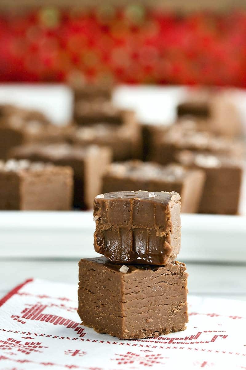 Fudge with a bite out of it.