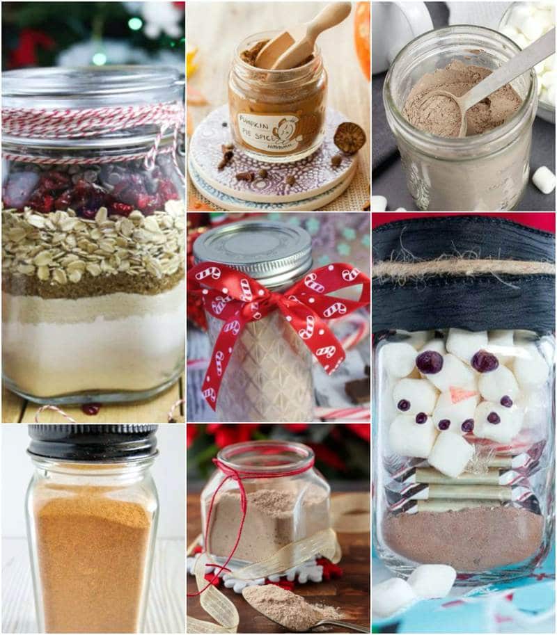 A collage of blends and mixes for the holiday season.