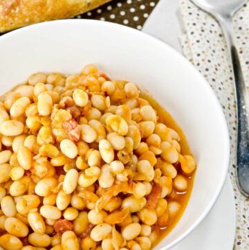 Pressure Cooker Baked Beans Featured Image