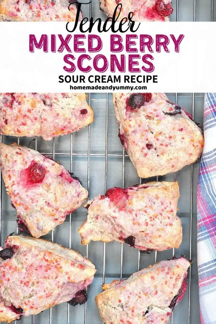 Mixed Berry Scones Pin Image