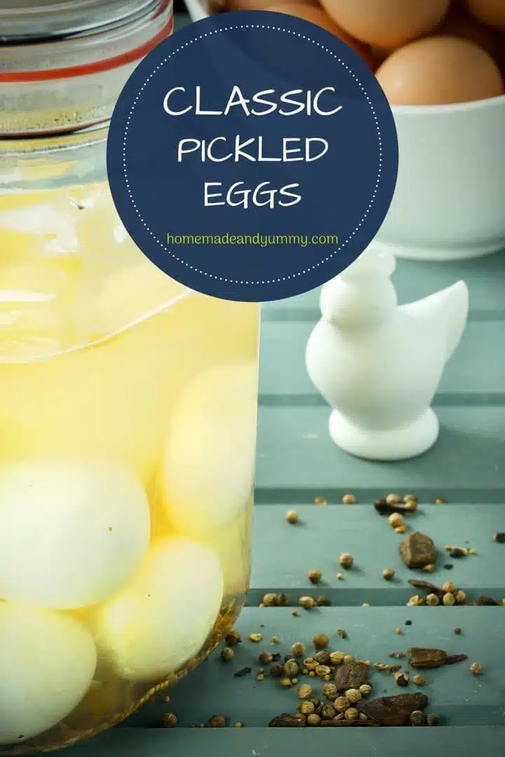 Classic Pickled Eggs Pin Image