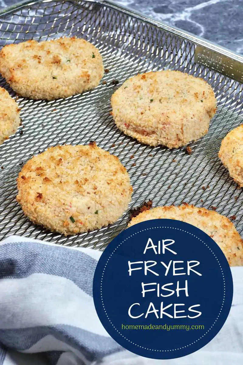 Air Fryer Fish Cakes Pin Image