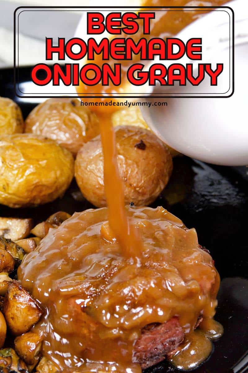 Homemade Onion Gravy Pin