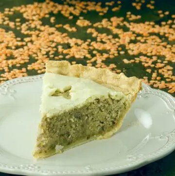 Red Lentil Tourtiere Pie Featured Image