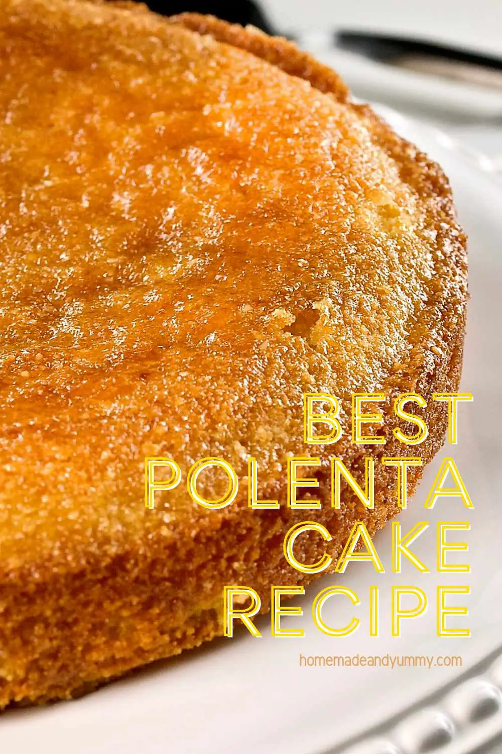 Best Polenta Cake Pin Image