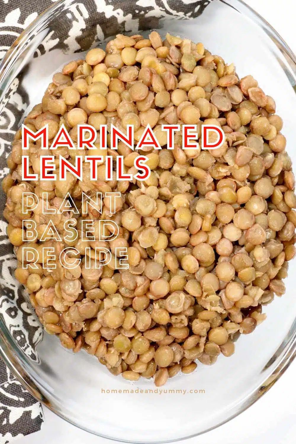 Marinated Lentils Pin