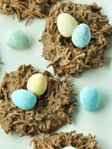 Chocolate Coconut Nests Featured Image