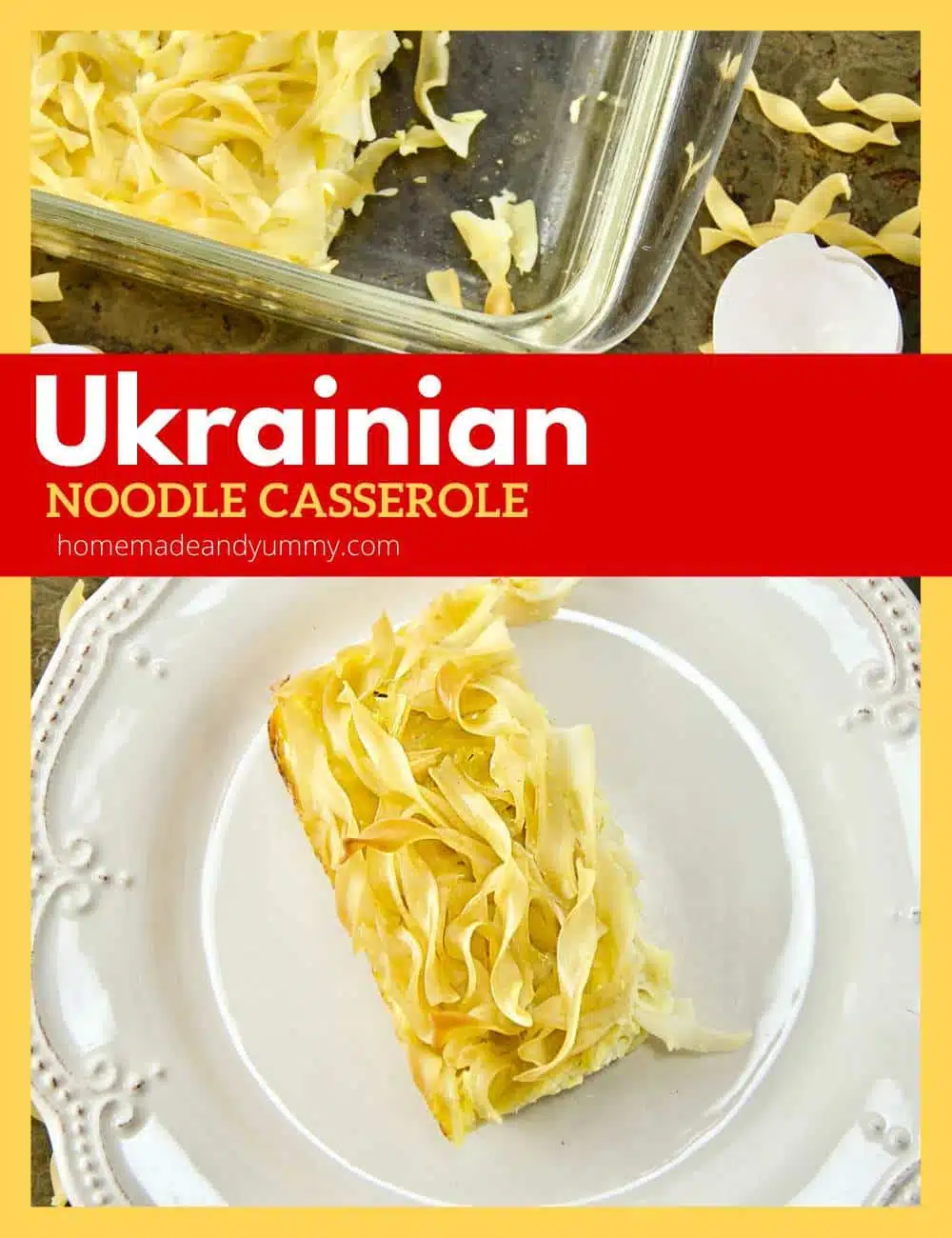 Noodle Casserole Pin Image