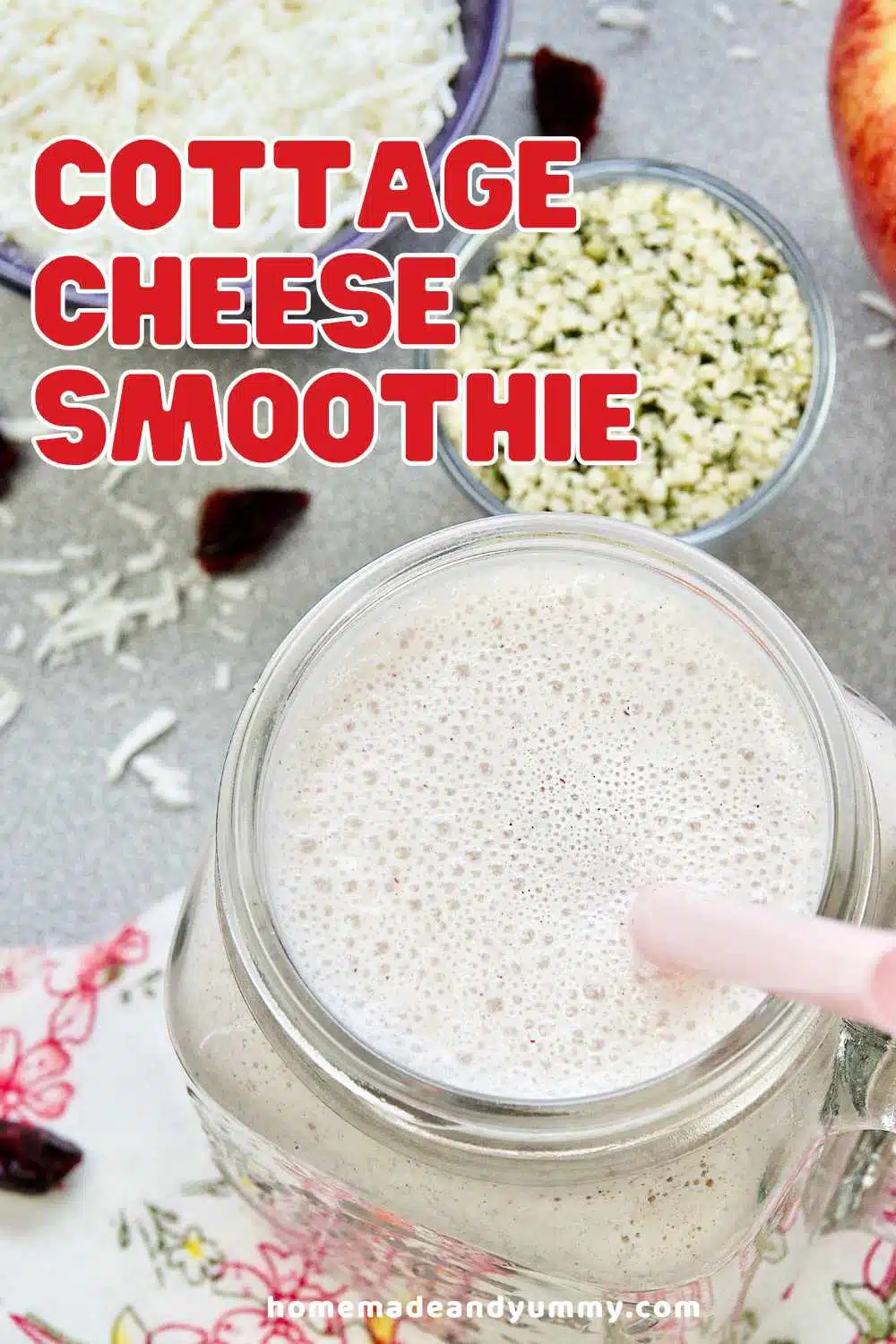 Cottage Cheese Smoothie Pin