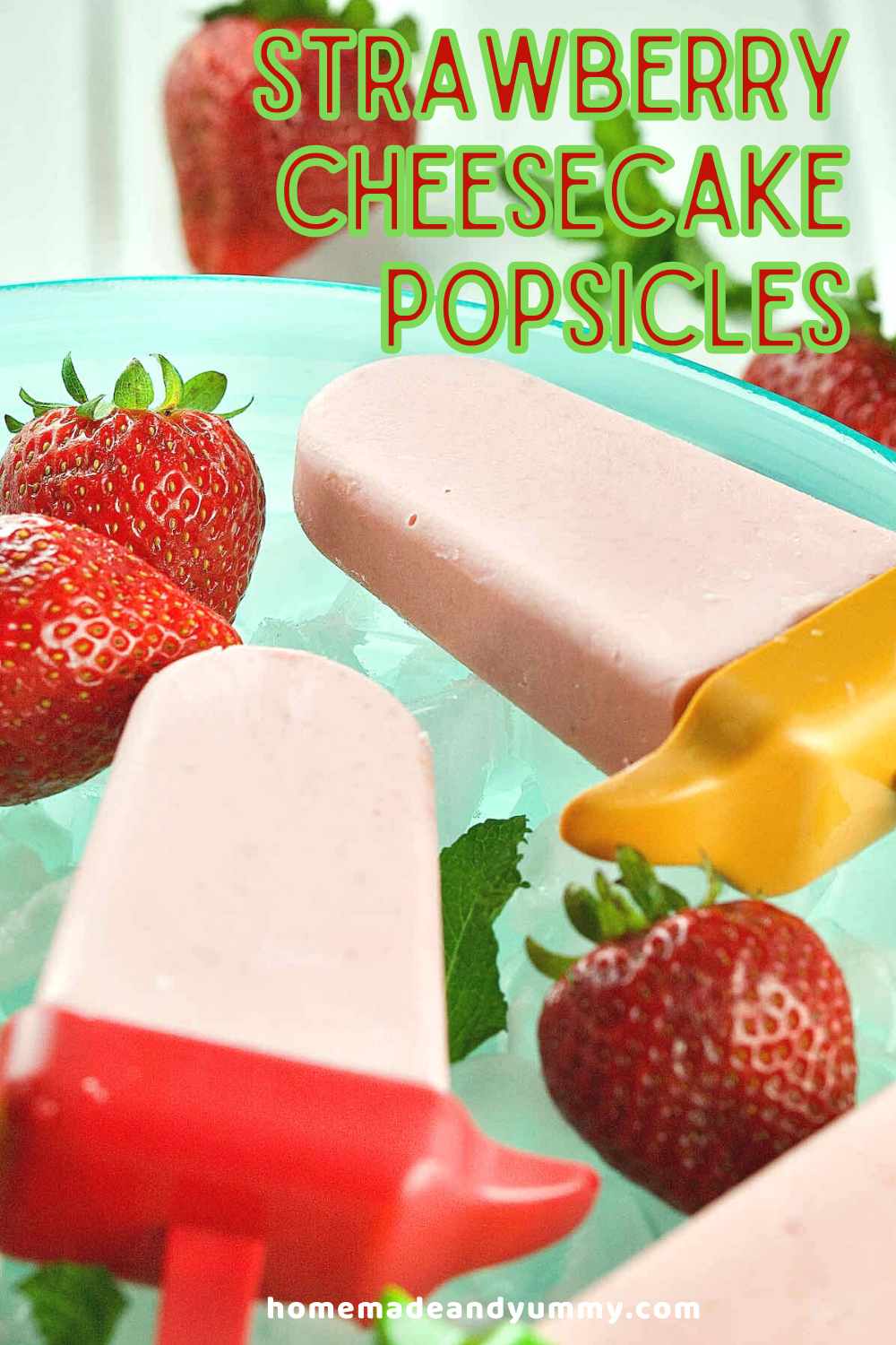Strawberry Cheesecake Popsicle Pin Image