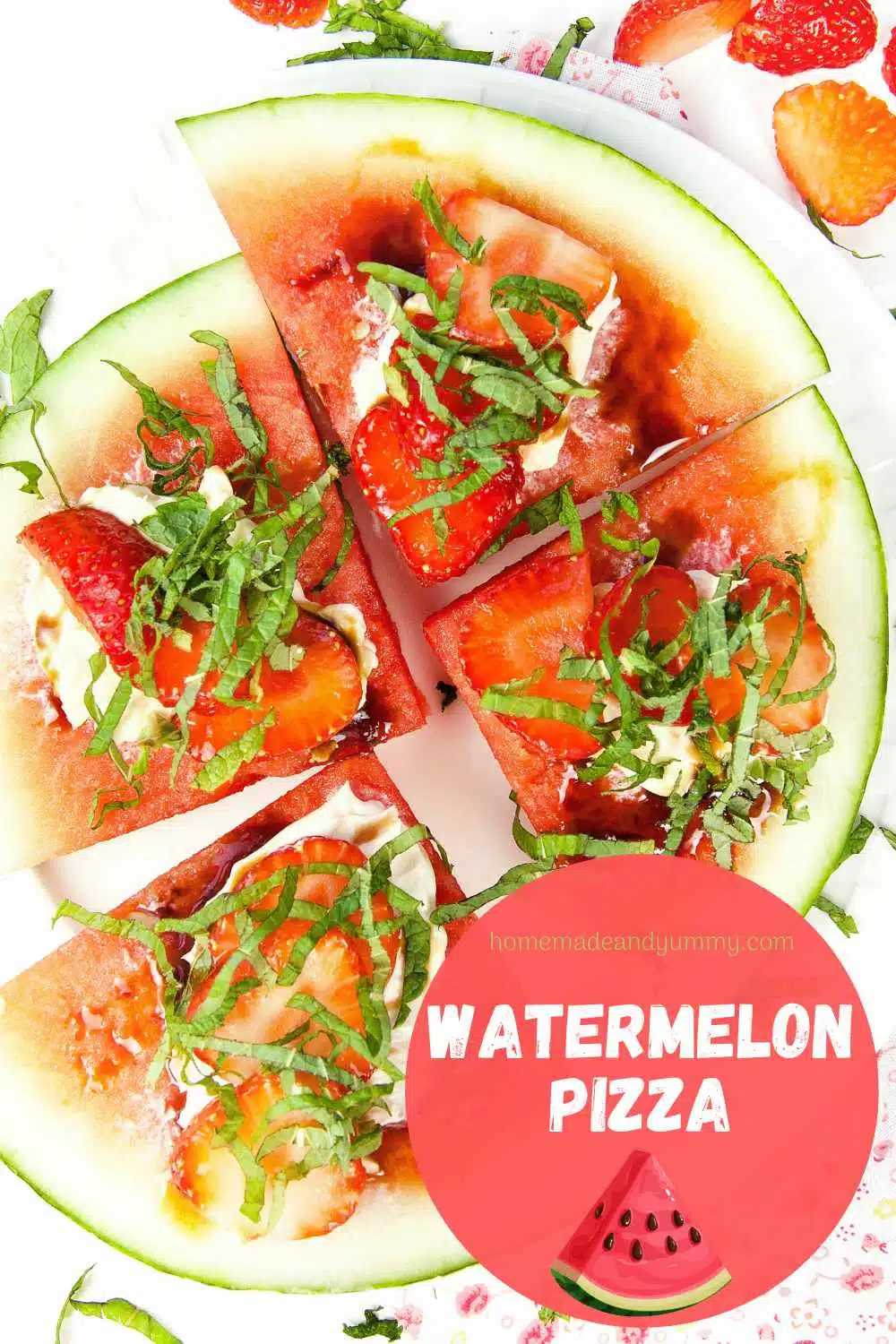 Watermelon Pizza Pin