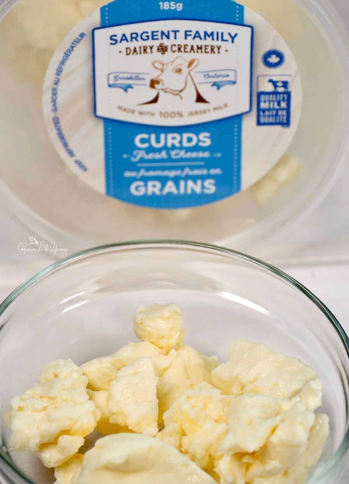 Cheese curds from Sargent Family Dairy