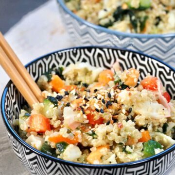 Quinoa Sushi Salad Bowl recipe.