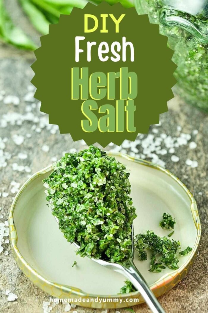 Homemade Fresh Herb Salt | Homemade & Yummy