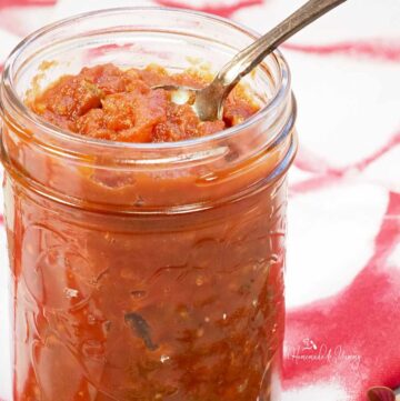 Savory Tomato Jam is ready to eat so many delicious ways.