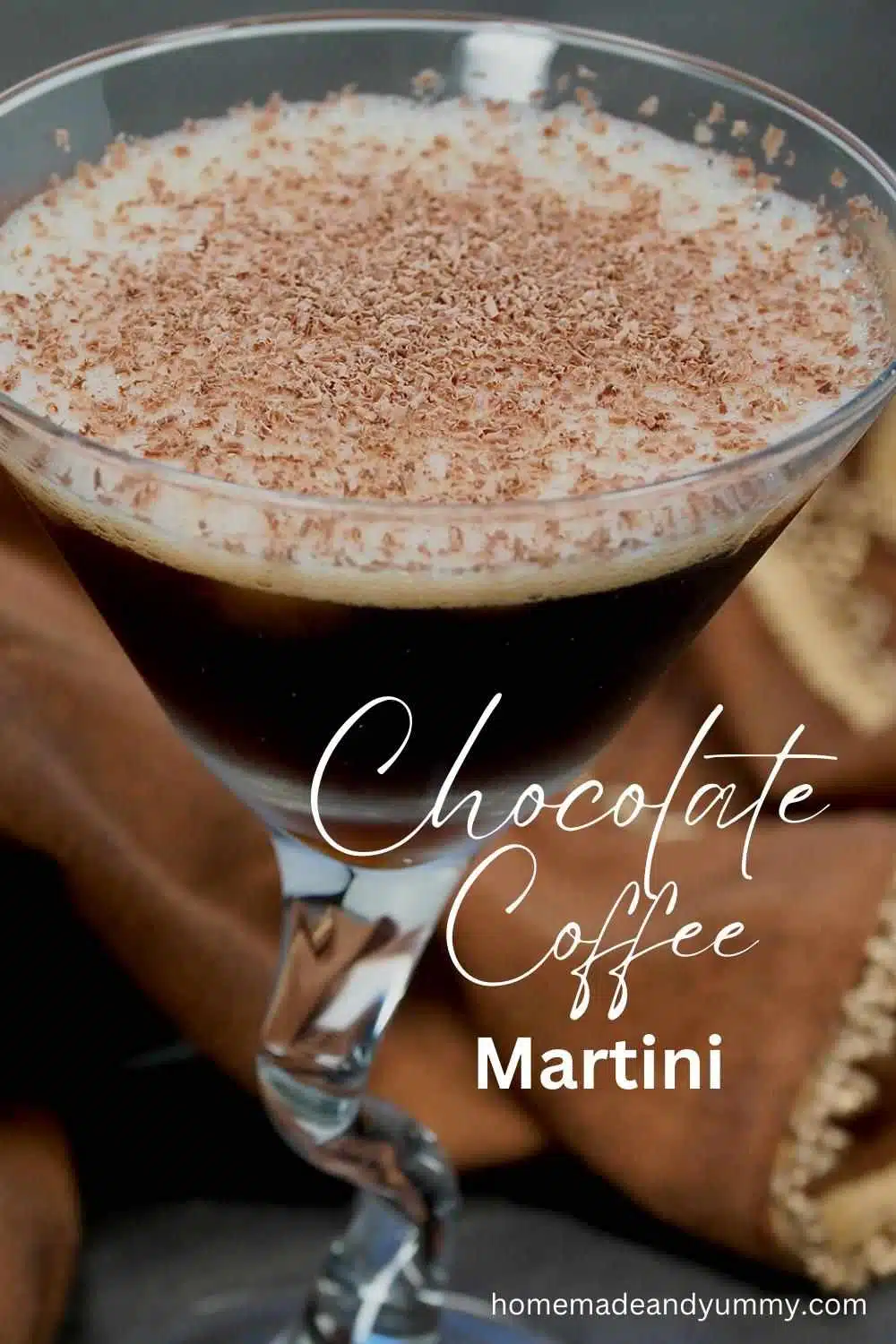 Chocolate Coffee Martini pin.