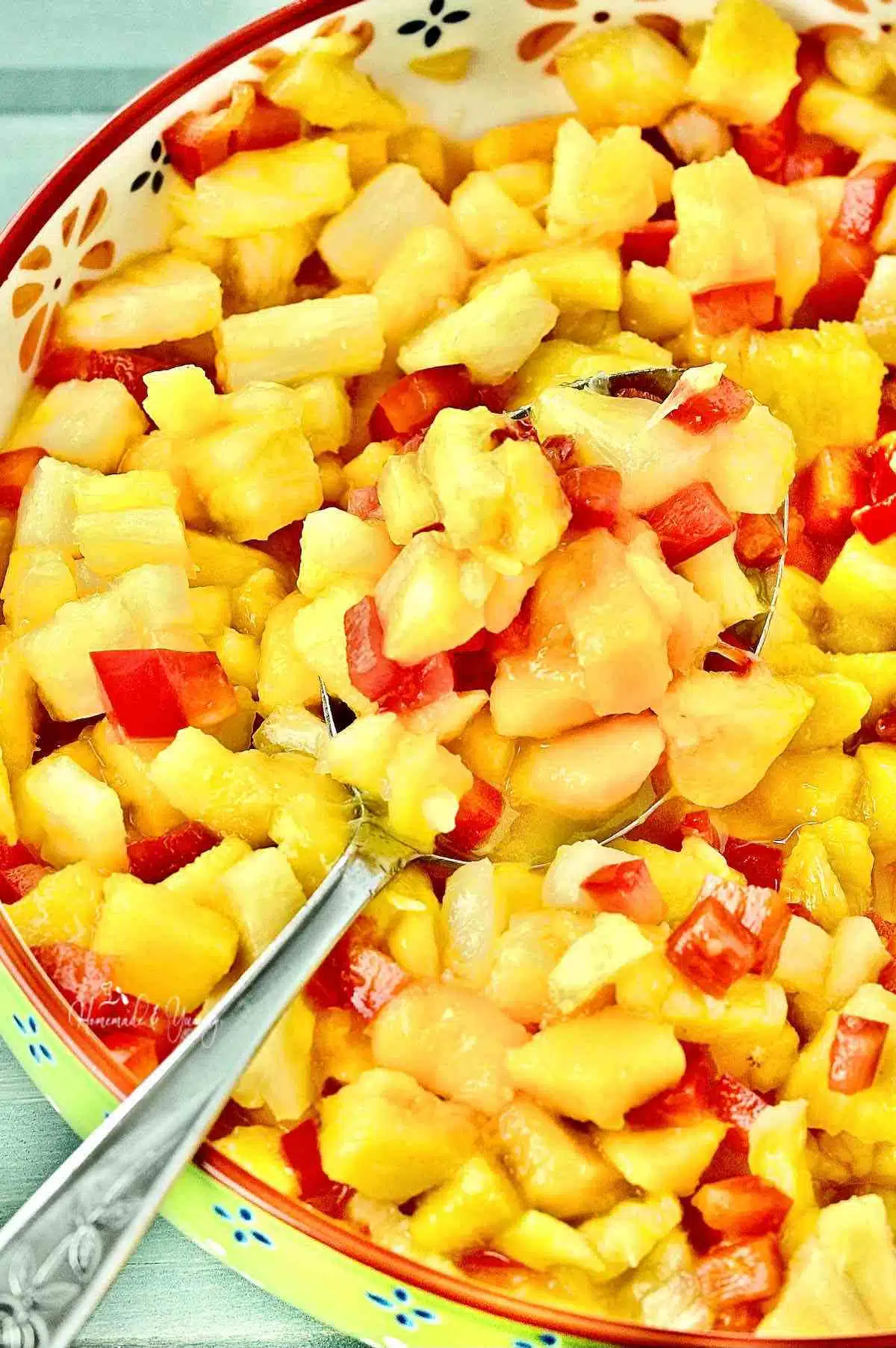 Grilled Pineapple Mango Salsa perfect for summer meals.