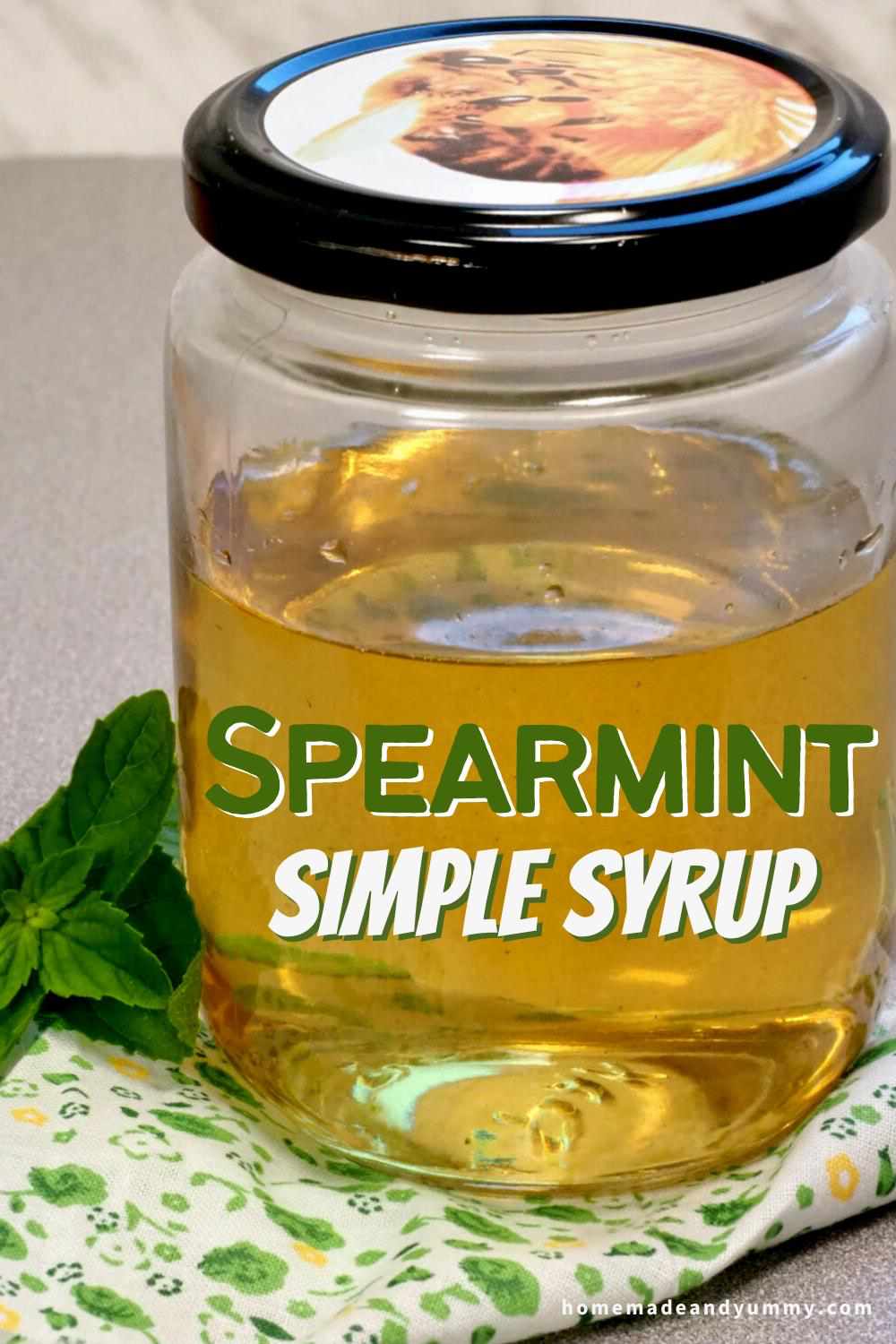 Spearmint Simple Syrup