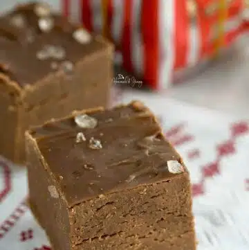 Bourbon Chocolate Fudge, perfect for the holidays.