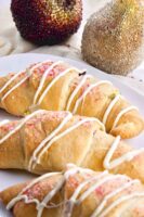 Christmas croissants stuffed with holiday flavours.