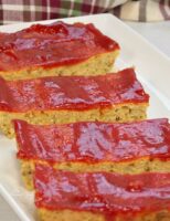 Plant-based protein vegetarian lentil loaf.