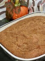 Delicious fall pumpkin spice coffee cake.