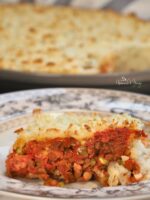 Lentil shepherd's pie vegetarian version.