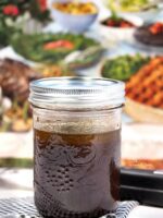 Rich and flavourful red wine meat marinade.