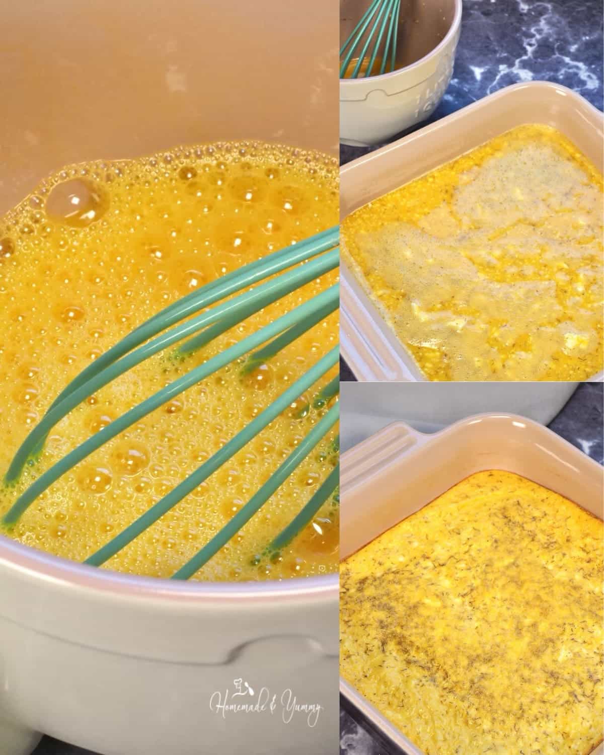 How to make baked eggs for sandwiches.