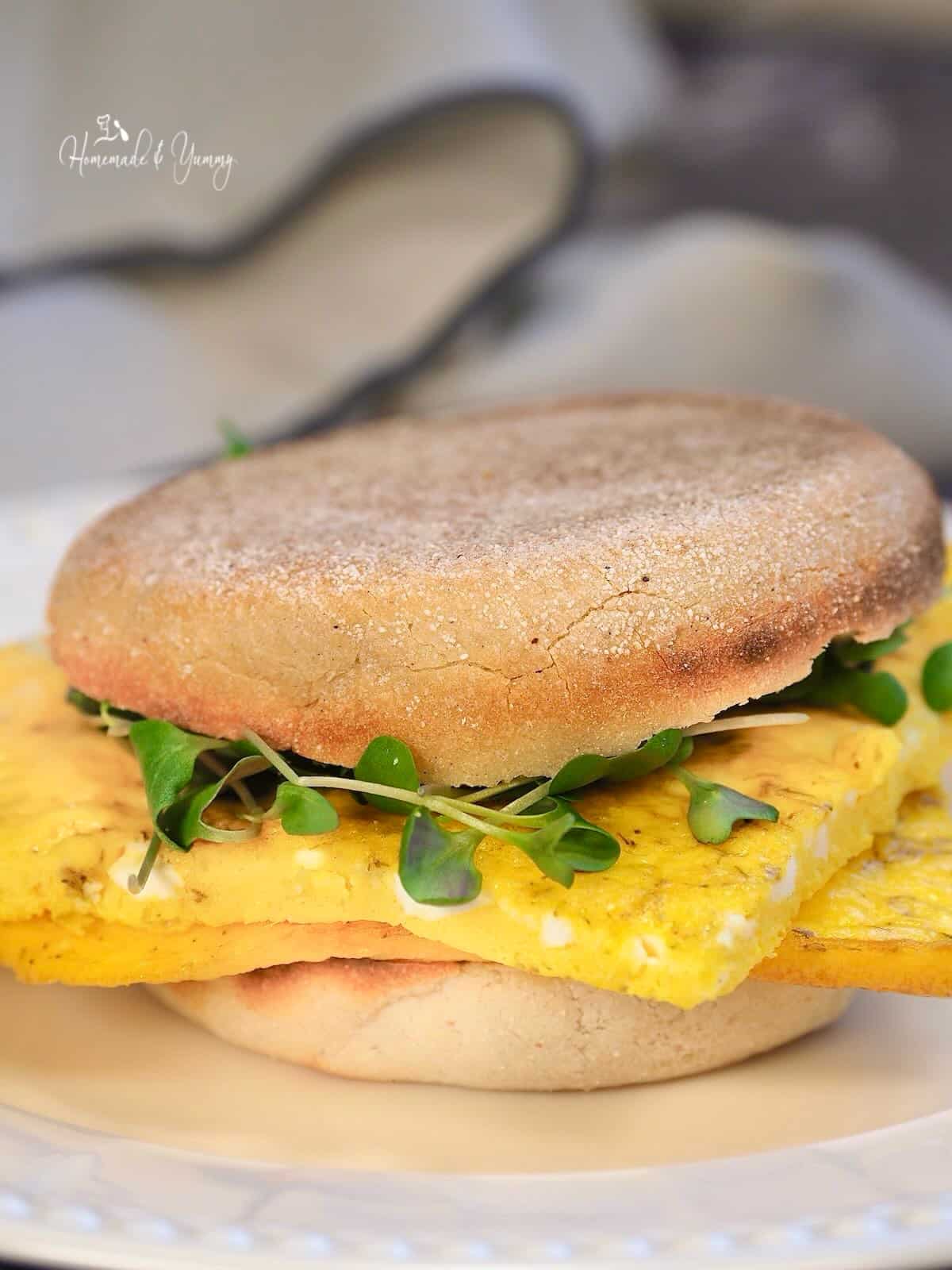 Baked egg sandwiches are great for any meal of the day.