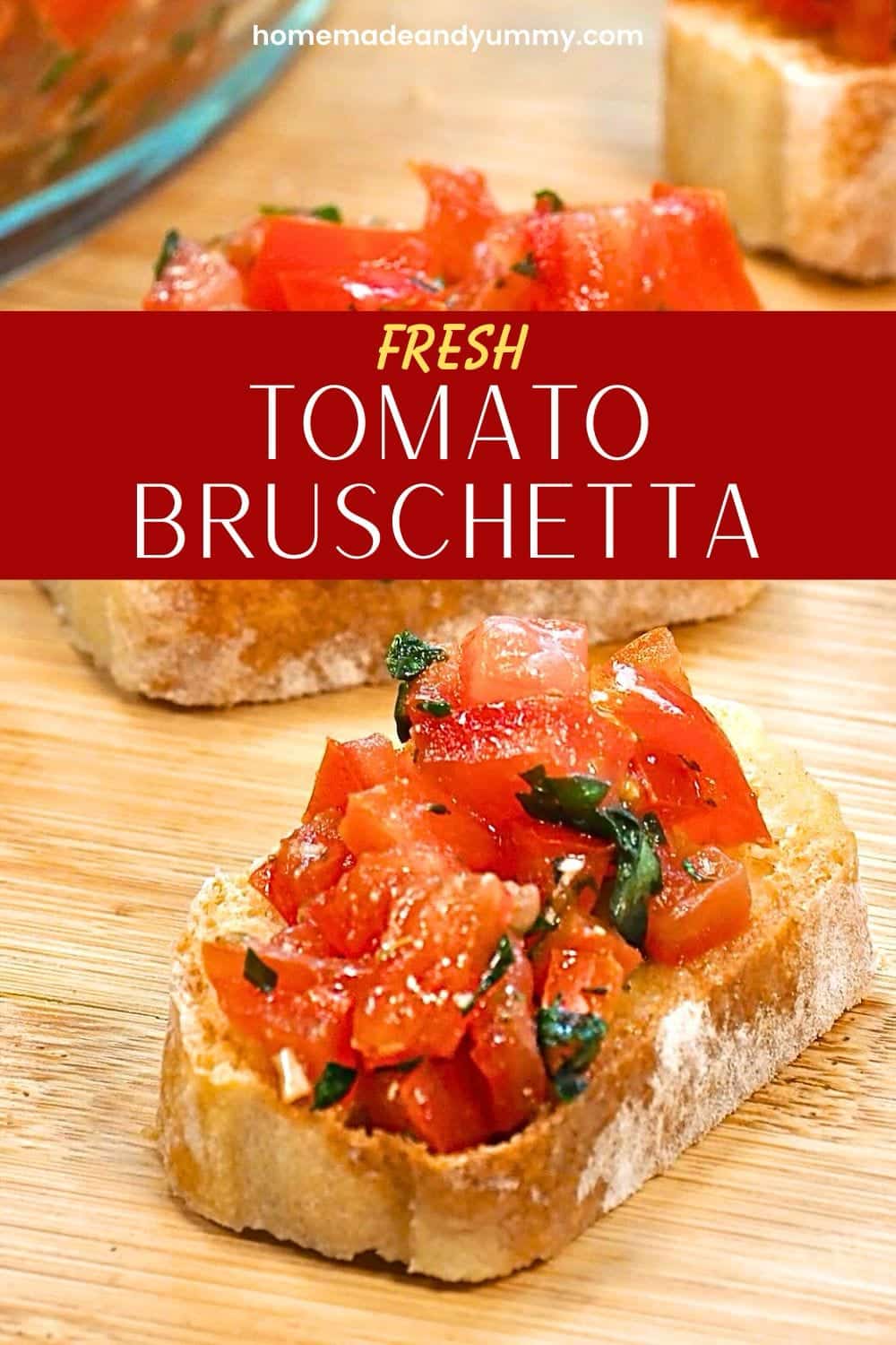 Bruschetta pin image.