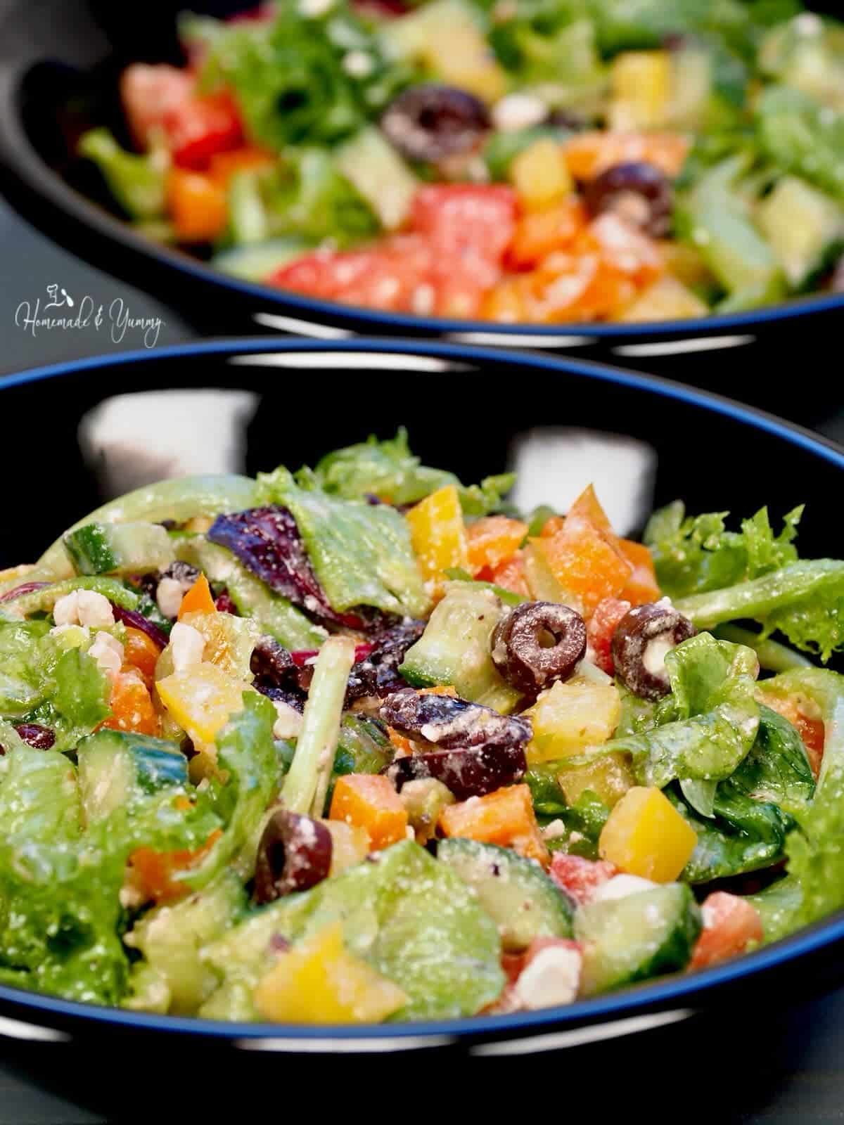 Greek green salad.